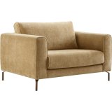 Loveseat Linoza koudschuim in camel