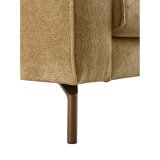 Loveseat Linoza koudschuim in camel
