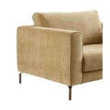Loveseat Linoza koudschuim in camel
