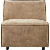 Tussenelement 1 zits Baricci polyether met koudschuim in latte