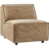 Tussenelement 1 zits Baricci polyether met koudschuim in latte