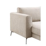 Hoekbank Linoza elektrische relaxfunctie koudschuim in naturel