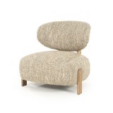 Fauteuil Reid in beige met naturel poot