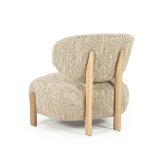 Fauteuil Reid in beige met naturel poot