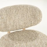 Fauteuil Reid in beige met naturel poot
