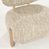 Fauteuil Reid in beige met naturel poot