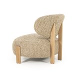 Fauteuil Reid in taupe met naturel poot