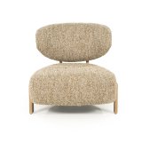 Fauteuil Reid in taupe met naturel poot