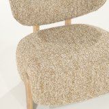 Fauteuil Reid in taupe met naturel poot