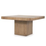 Eettafel Hamza bruin eikenhout
