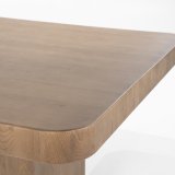 Eettafel Hamza bruin eikenhout