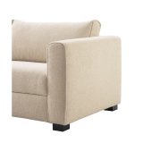 Hoekbank Licato elektrische relaxfunctie met bonellvering en koudschuim in naturel