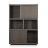 Wandkast Helvo 170x120 cm in bruin