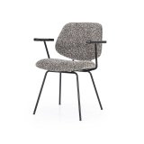 Armstoel Jonte taupe