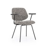 Armstoel Jonte taupe