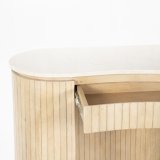 Bureau Kiyan 1 deur 1 lade in hout en marmer