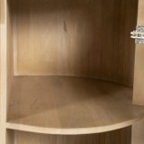 Bureau Kiyan 1 deur 1 lade in hout en marmer