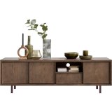 TV-meubel Calvo 3 deuren 1 lade 1 open vak in oktober