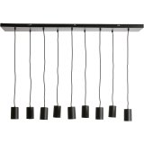 Hanglamp Trecate 9 lichts mat zwart