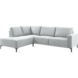 Hoekbank Fabria polyetherschuim in ashgrey