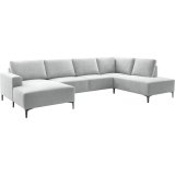 Hoekbank Fabria polyether in ashgrey