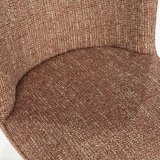 Eetstoel (draaibaar) Moze in rood