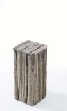 Pedestal Abrega 60 x 28 x 28 antique grey wash