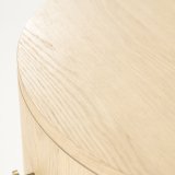 Nachtkastje Skyre Ø50 cm in naturel