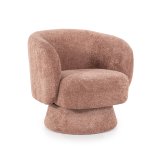 Fauteuil Bowie in terracotta