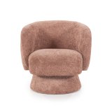 Fauteuil Bowie in terracotta