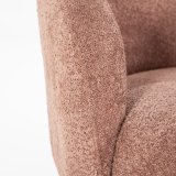Fauteuil Bowie in terracotta