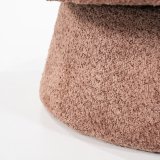 Fauteuil Bowie in terracotta