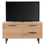 TV-meubel Paranno 1 deur 2 lades in natural canelle oak