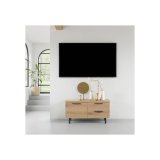 TV-meubel Paranno 1 deur 2 lades in natural canelle oak