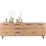 Dressoir Paranno 3 deuren 3 lades in natural canella oak