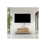 TV-meubel Paranno 1 deur 2 lades in natural canelle oak