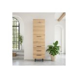 Opbergkast Paranno 1 deur 3 lades in natural canelle oak
