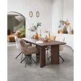 Armstoel Ombrone taupe