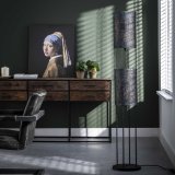 Vloerlamp Armor tube 2L zwart bruin