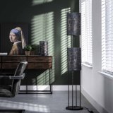 Vloerlamp Armor tube 2L zwart bruin