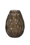 Vaas Vaso bruin glas, 14,5x20,5 cm
