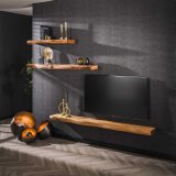 Wandplank 100 tree / Massief acacia naturel