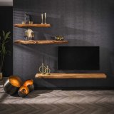 Wandplank 100 tree / Massief acacia naturel
