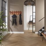 Kapstok edge 2x6 haken / Massief acacia naturel