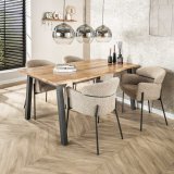 Eetkamertafel 180 edge 25mm / Massief acacia naturel