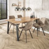 Eetkamertafel 180 edge 25mm / Massief acacia naturel