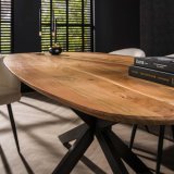 Eetkamertafel 215 Arhus solid / Massief acacia naturel