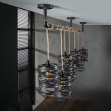 Hanglamp 7L twist wikkel XL / Slate grey