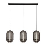 Hanglamp 3L tub chromed glass