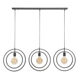 Hanglamp 3L Turn around / Charcoal